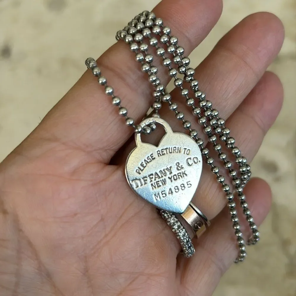 Tiffany & Co. Return to Tiffany Heart Tag Pendant 925 Sterling Silver ($901) - Picture 2 of 9